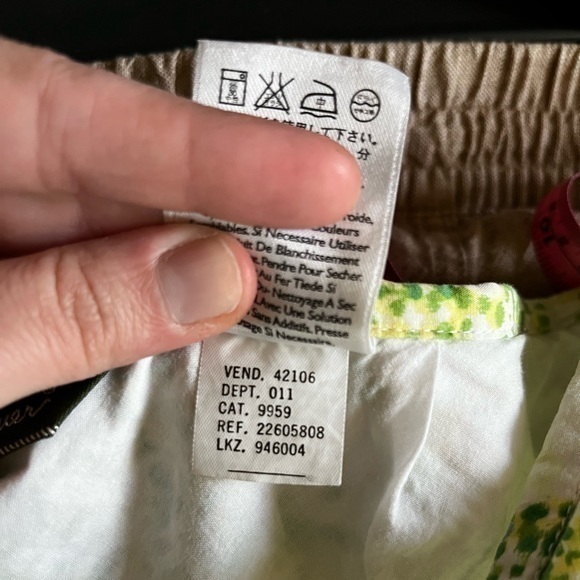 Eddie Bauer White Floral Print Tiered Midi Skirt Size 6 - Picture 10 of 13